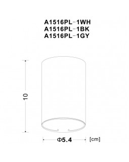 Накладной светильник ARTE Lamp A1516PL-1BK-foto3