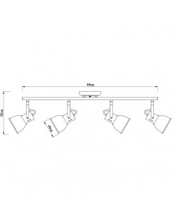 Спот ARTE Lamp A1677PL-4GY-foto3