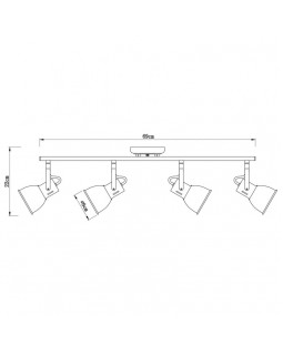 Спот ARTE Lamp A1677PL-4WH-foto3