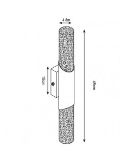 Бра ARTE Lamp A2470AP-2SS-foto3