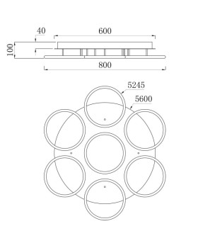 Накладной светильник ARTE Lamp A2500PL-7WH-foto4