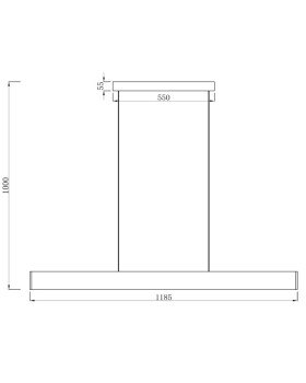 Линейный светильник ARTE Lamp A2505SP-2BK-foto4