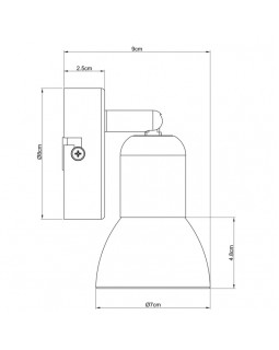 Спот ARTE Lamp A3115AP-1SS-foto4