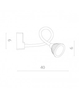 Бра ARTE Lamp A4107AP-1BK-foto2