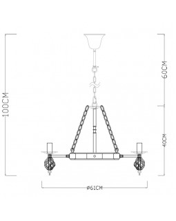 Подвесная люстра ARTE Lamp A4550LM-8CK-foto5