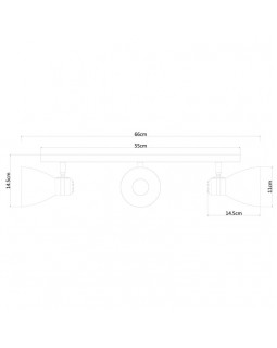 Спот ARTE Lamp A5049PL-3WH-foto4