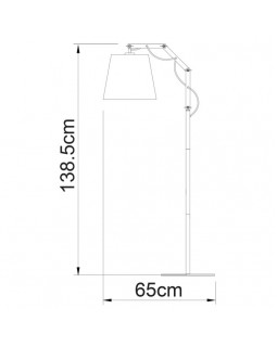Торшер ARTE Lamp A5700PN-1BK-foto5