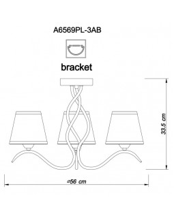 Накладная люстра ARTE Lamp A6569PL-3AB-foto4