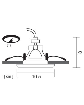 Встраиваемый светильник ARTE Lamp A6667PL-1WH-foto5