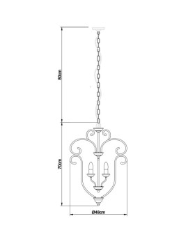 Подвесная люстра ARTE Lamp A8033SP-3CC-foto4