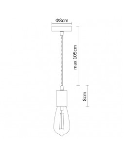 Подвесной светильник ARTE Lamp A9184SP-1BK-foto4