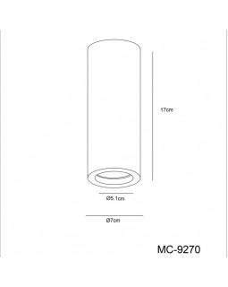 Накладной светильник ARTE Lamp A9267PL-1WH-foto2