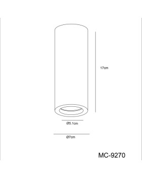 Накладной светильник ARTE Lamp A9267PL-1WH-foto2