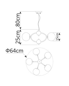 Подвесная люстра ARTE Lamp A9432SP-5CC-foto4
