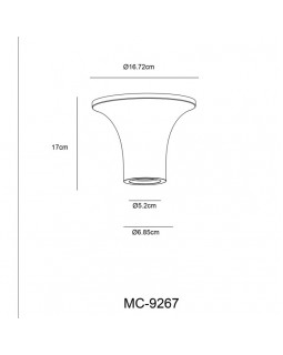 Накладной светильник ARTE Lamp A9461PL-1WH-foto2