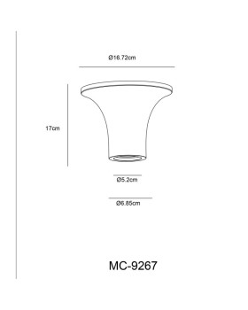 Накладной светильник ARTE Lamp A9461PL-1WH-foto2