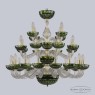 Подвесная люстра Bohemia Ivele Crystal 1309/16+8+4/300/3d G Cl/Clear-Green/H-1J