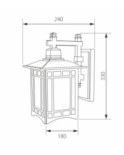 Светильник настенный Elektrostandard Vela D кофейное золото (GL 1019D)-foto2