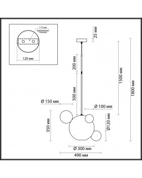 Подвесной светильник Odeon Light 4640/12LA-foto3