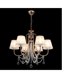 Подвесная люстра Eurosvet 10088/6 перламутровое золото Strotskis-foto3