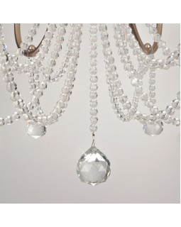 Подвесная люстра Eurosvet 10088/6 перламутровое золото Strotskis-foto4