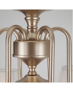 Подвесная люстра Eurosvet 10088/6 перламутровое золото Strotskis-foto5