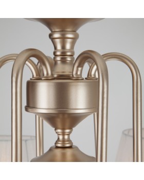 Подвесная люстра Eurosvet 10088/6 перламутровое золото Strotskis-foto5