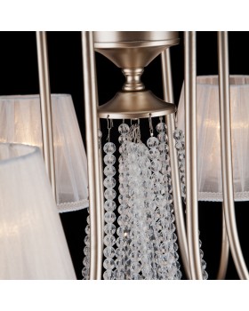 Подвесная люстра Eurosvet 10088/6 перламутровое золото Strotskis-foto7