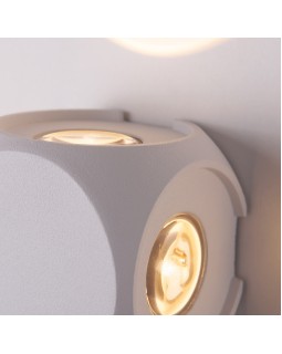 Светильник настенный Elektrostandard 1504 TECHNO LED CUBE белый-foto5