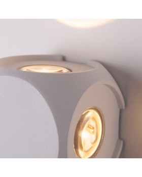 Светильник настенный Elektrostandard 1504 TECHNO LED CUBE белый-foto5