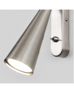 Бра Elektrostandard Horn GU10 SW сатинированный никель (MRL 1010)-foto4
