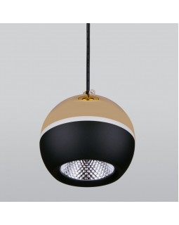 Подвесной светильник Elektrostandard DLS023 9W 4200K черный/золото-foto3