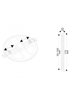 Встраиваемый светильник ARTE Lamp A7975PL-1WH-foto5