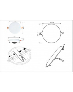 Встраиваемый светильник ARTE Lamp A7983PL-1WH-foto6