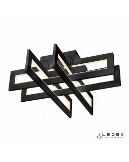 Накладной светильник iLedex 9082-600*600-X 96W BK-foto2