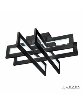 Накладной светильник iLedex 9082-600*600-X 96W BK-foto3