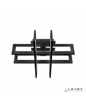 Накладной светильник iLedex 9082-600*600-X 96W BK-foto4