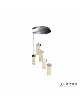 Подвесная люстра iLedex C4430-5R CR-foto3