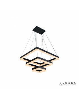 Подвесная люстра iLedex D0319-3 (200x400x600) BK-foto3