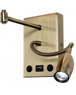 Бра ARTE Lamp A2581AP-2AB-foto3