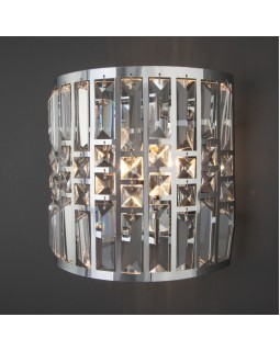 Бра Eurosvet 10116/2 хром/прозрачный хрусталь Strotskis-foto2