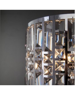 Бра Eurosvet 10116/2 хром/прозрачный хрусталь Strotskis-foto3