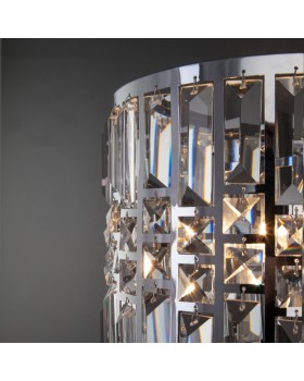 Бра Eurosvet 10116/2 хром/прозрачный хрусталь Strotskis-foto3