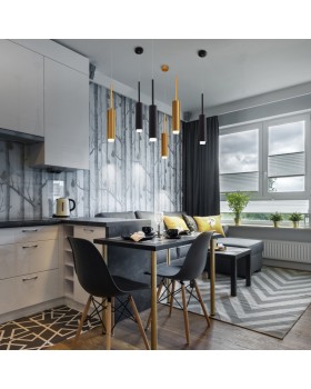 Подвесной светильник Eurosvet 50203/1 LED матовое золото-foto2