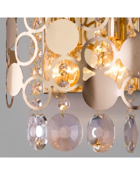 Бра Eurosvet 10114/2 золото/прозрачный хрусталь Strotskis-foto3