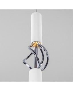 Подвесной светильник Eurosvet 50191/1 LED белый/хром-foto2