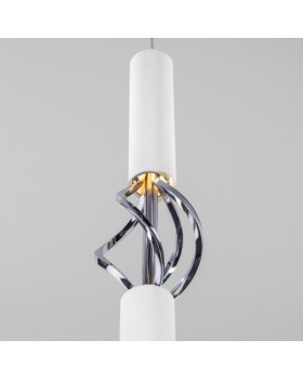 Подвесной светильник Eurosvet 50191/1 LED белый/хром-foto2