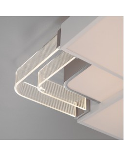 Накладной светильник Eurosvet 90182/1 белый/серебро-foto2