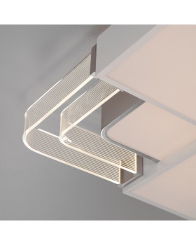 Накладной светильник Eurosvet 90182/1 белый/серебро-foto2