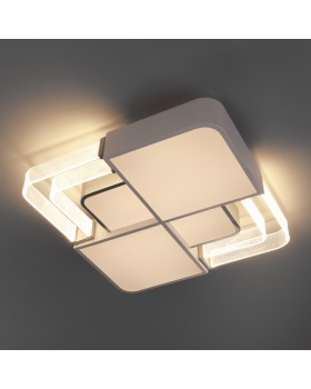 Накладной светильник Eurosvet 90182/1 белый/серебро-foto4